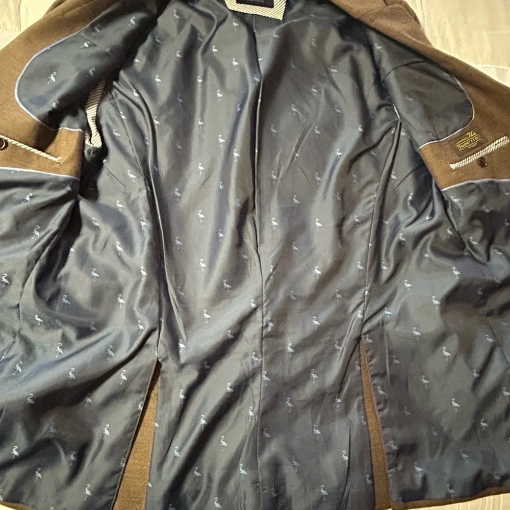 Tailorbyrd Collection | Men's Wool Blazer Size 44L Super 110’s Sportcoat